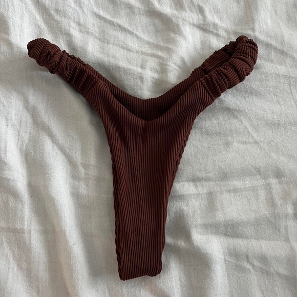 kulani kinis brown bikini bottoms - Picture 1 of 3